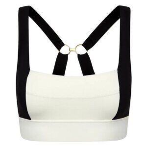 Monday Body "Tash" Arches sports bra in black ivory - S
